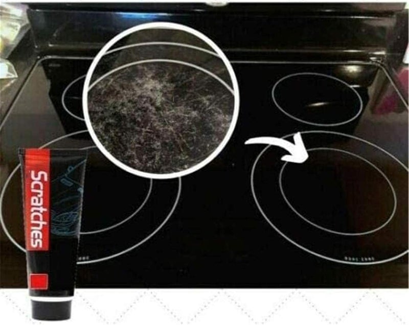 woobles Scratch Free Stove Top Scratch Remover Polishing Wax, 100ml Cooktop Cleaner Kit, Multipurpose Glass Ceramic Stovetop, Car Paint Scratch Repair for Kitchen Home Tool and Car Maintenance (1Pcs) - Image 2
